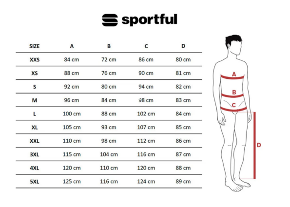 Sportful jersey size